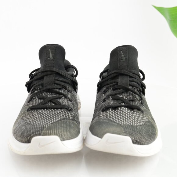 Nike Womens Metcon Flyknit Running Shoes Size 8.5 Black Trainer Crossfit Sneaker - Picture 2 of 13